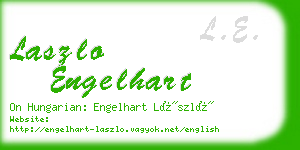 laszlo engelhart business card